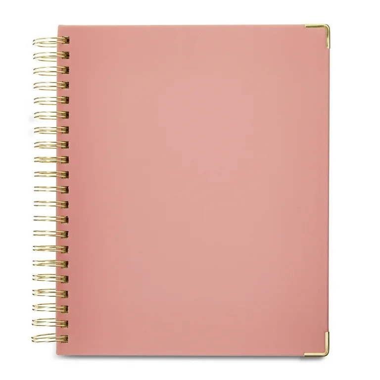Pen+Gear 12 Monthly Weekly Undated Planner,  Simulated Suede, Peach Glaze 9" x 11" - Walmart.com | Walmart (US)