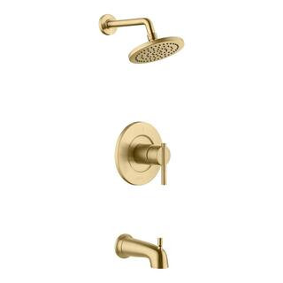Glacier Bay Dorind Single-Handle 1-Spray Tub and Shower Faucet in Matte Gold (Valve Included) HD8... | The Home Depot