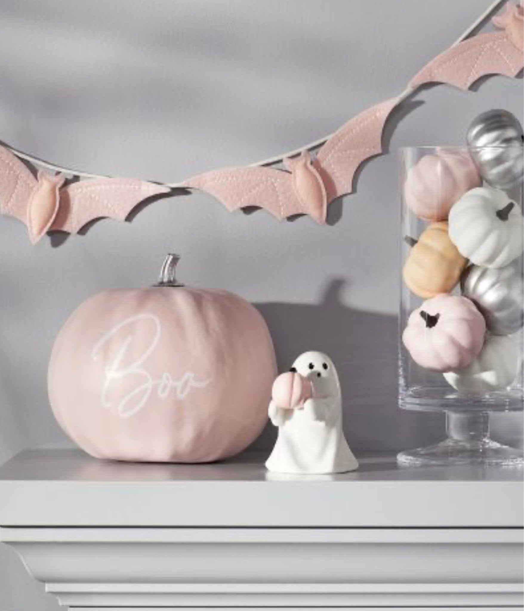 Bootiful Painted Pumpkin 'BOO' Halloween Decorative Figurine - Hyde & EEK! Boutique™