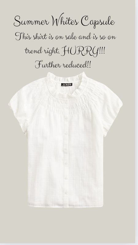 Perfect shirt and down to $52!!!  

#LTKOver40 #LTKSaleAlert #LTKMidsize