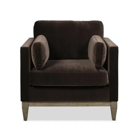 Jennifer Taylor Home Knox 36" Modern Farmhouse Arm Chair Deep Brown | Walmart (US)