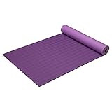 Gaiam Ultra-Sticky Yoga Mat, Purple, 6mm | Amazon (US)