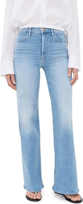 Mother Women's The Hustler Roller Sneak Jeans | Amazon (US)