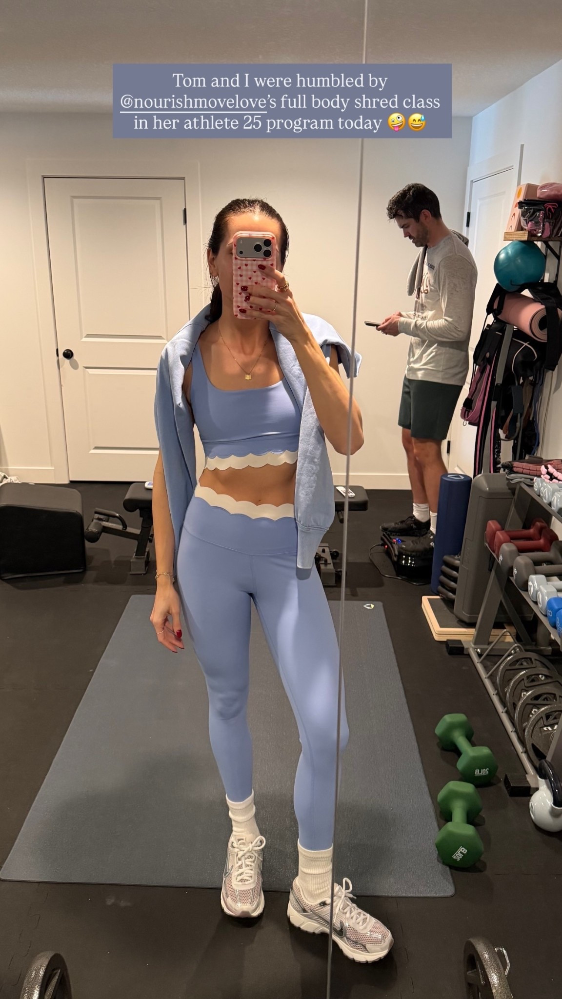 Cutest activewear set from Target! 🩵 
Sports bra has removable pads and true to size (S) 
Leggings are true to size (S) 
Sneakers: size up if between 

#LTKfitnessgoals #LTKActive #LTKmorningroutine