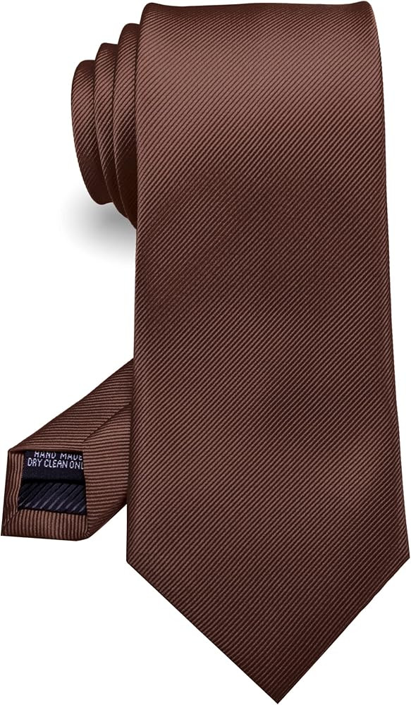 RBOCOTT Solid Color Tie Formal Necktie for Men | Amazon (US)