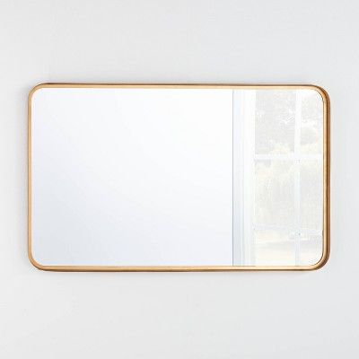 24" x 36" Rectangular Decorative Mirror with Rounded Corners - Threshold™ designed with Studio ... | Target