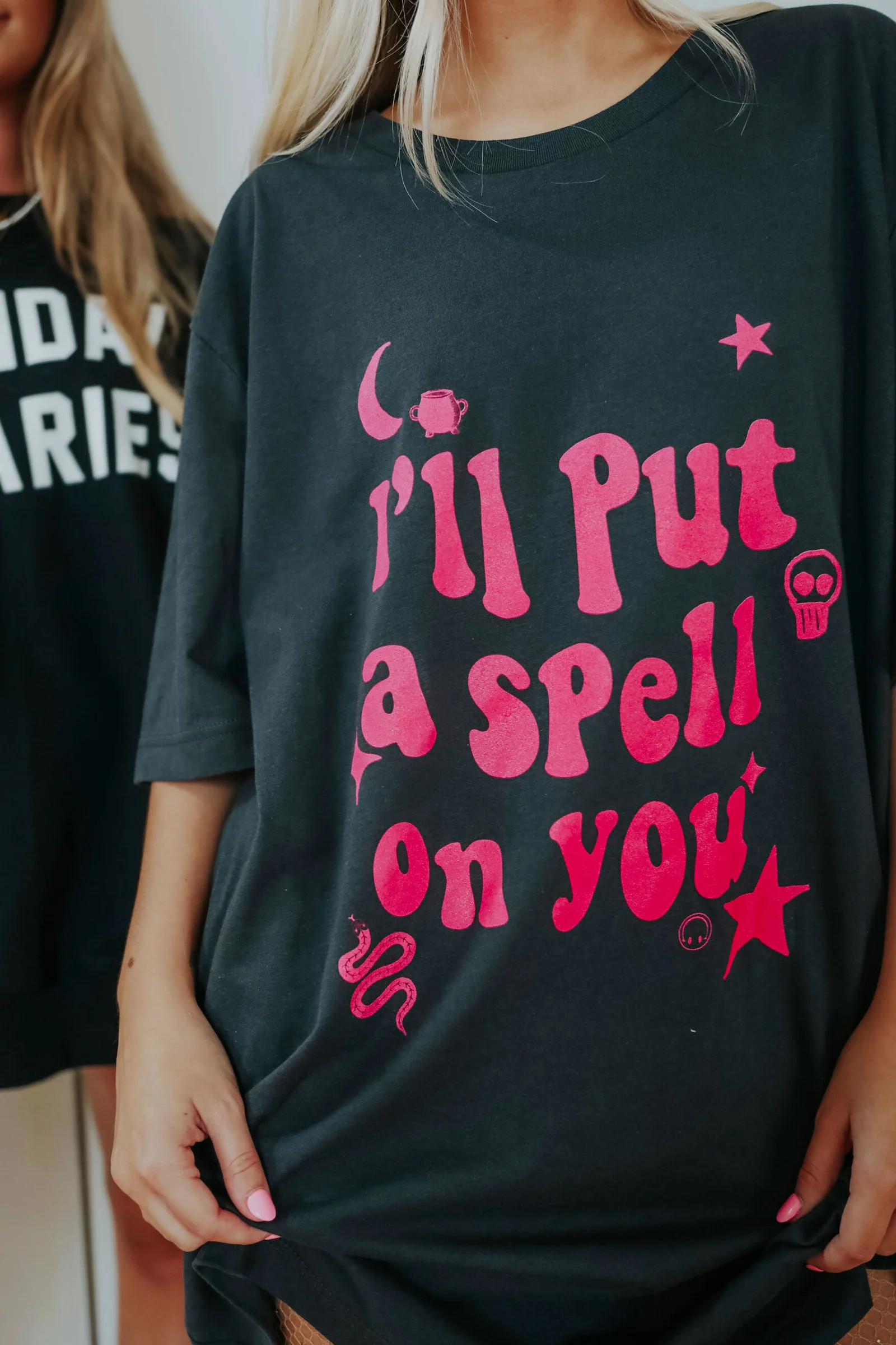 friday + saturday: spell on you t shirt | RIFFRAFF