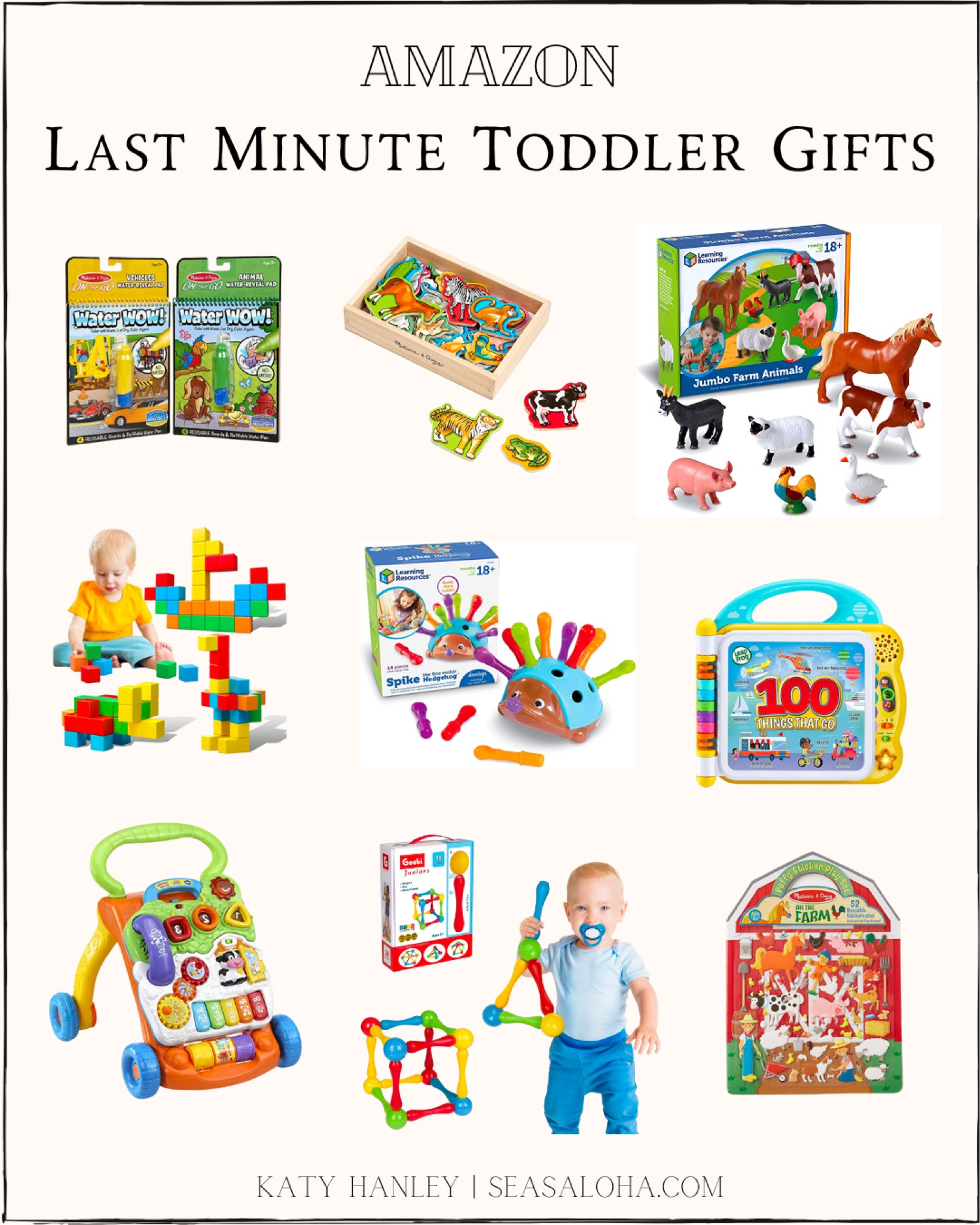 Last minute toddler gifts 1 year plus! These have all been major hits with our toddler & wont disappoint! 

Toddler toys. Toddler activities. Animal figurines. Toddler gift guide. Last minute gift ideas. Amazon gift guide. Amazon toys. Amazon finds. Toddler birthday gifts. Kids gift guide.

#LTKbaby #LTKkids #LTKGiftGuide