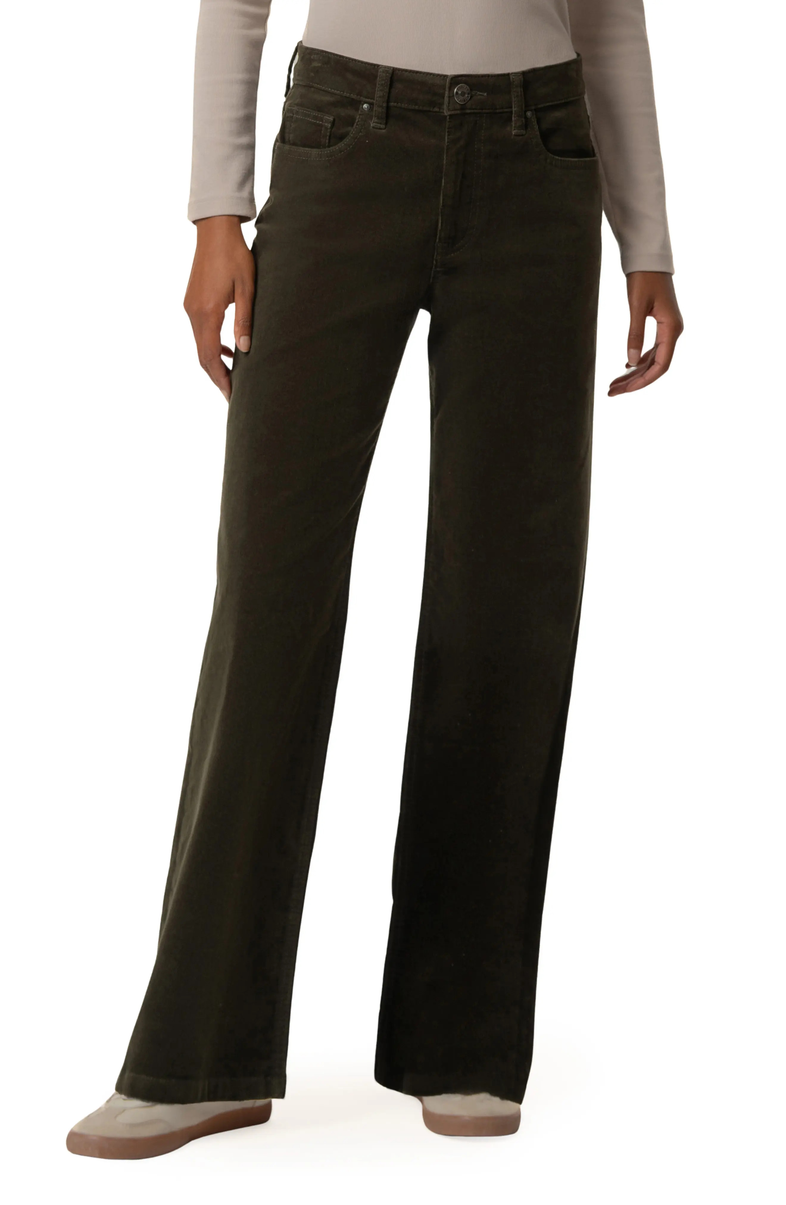 KUT from the Kloth Jean Mid Rise Wide Corduroy Pants (Women) | Nordstrom | Nordstrom