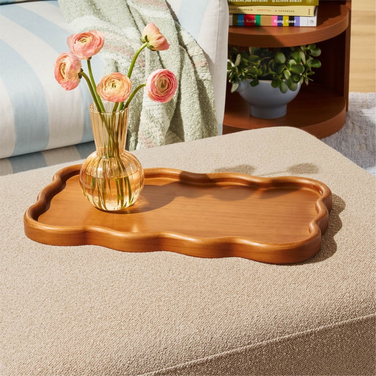 Beautiful Oversized Wood Tray 18" x 10" by Drew Barrymore | Walmart (US)