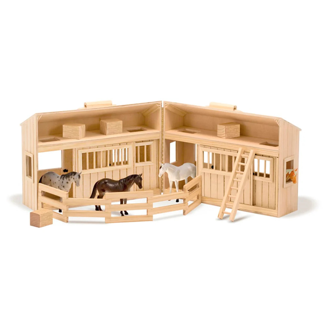 Fold & Go Stable | Melissa and Doug
