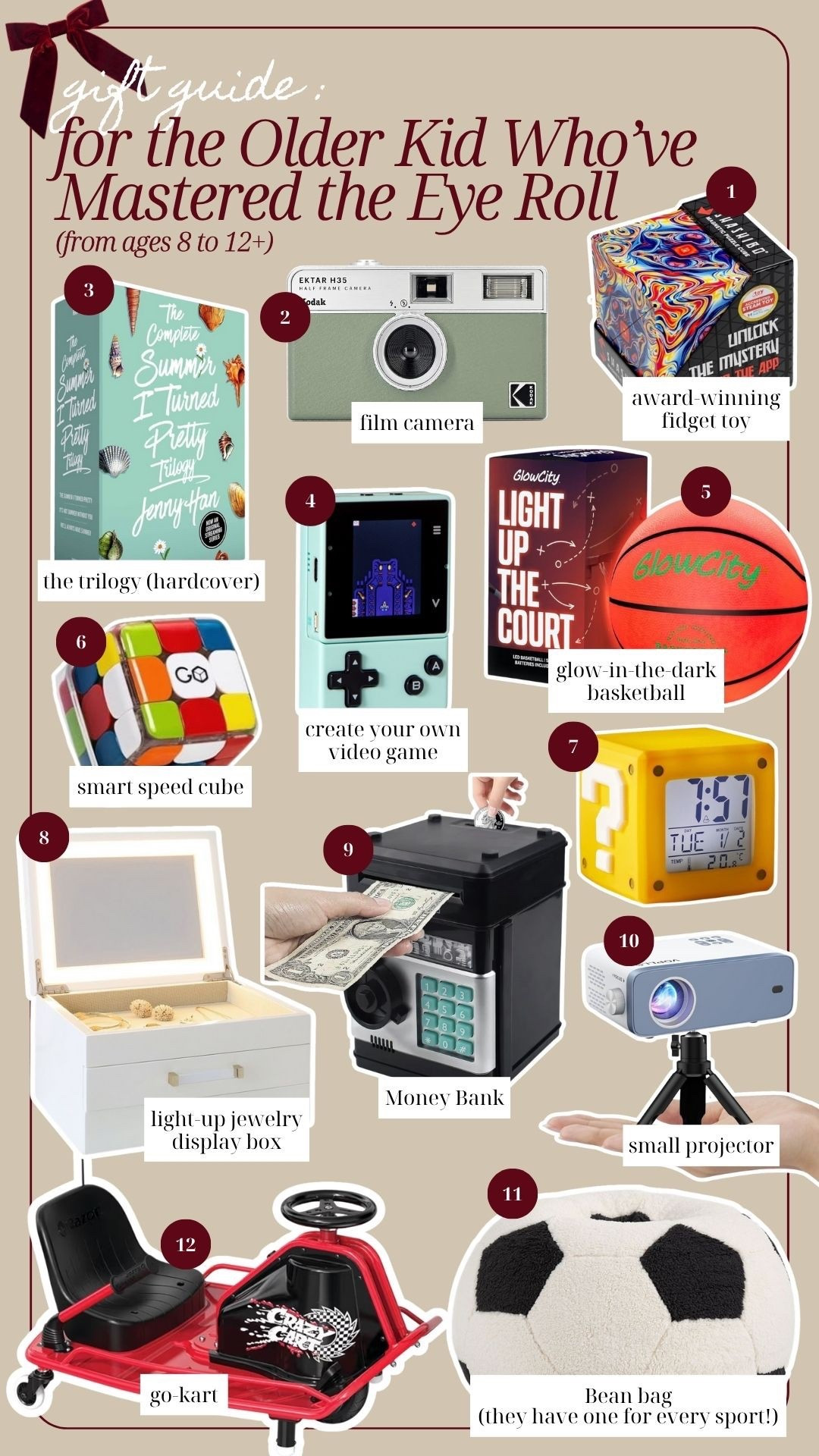 Go to rebeccaandgenevieve.com/gift-guides for more gift ideas for tweens and teens 🎁

#LTKKids #LTKFindsUnder50 #LTKGiftGuide