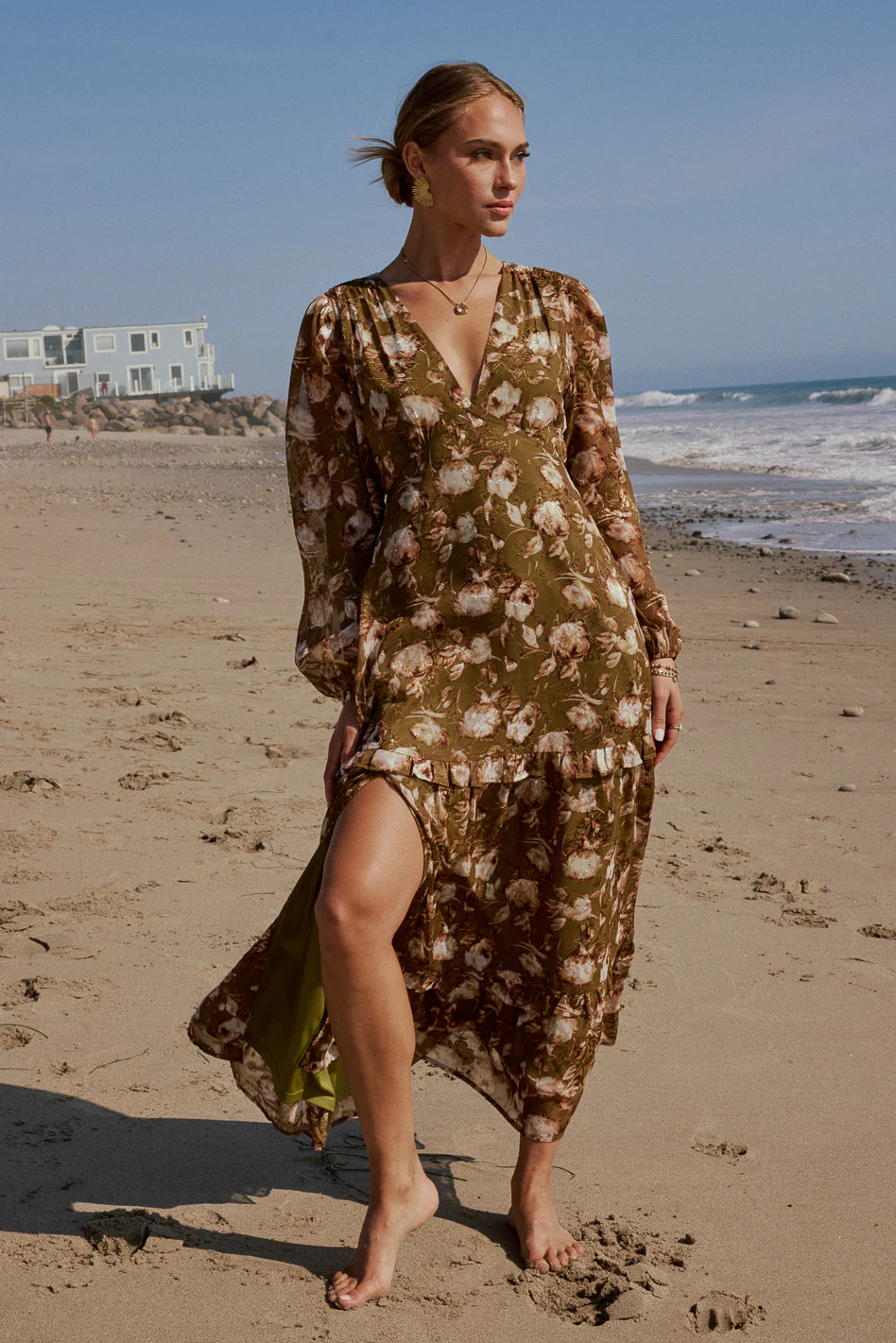 Auna Floral Maxi Dress | Böhme US