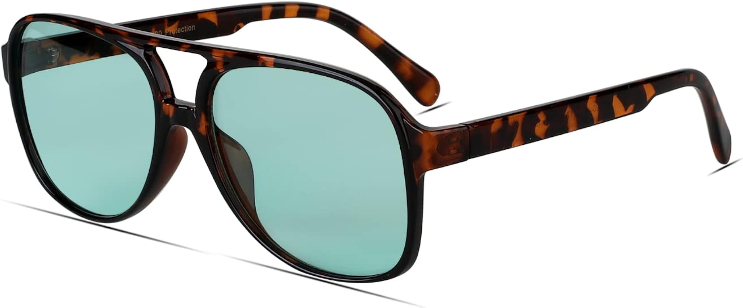 Freckles Mark Vintage Retro 70s Sunglasses for Women Men Classic Large Square Aviator Trendy Glas... | Amazon (US)