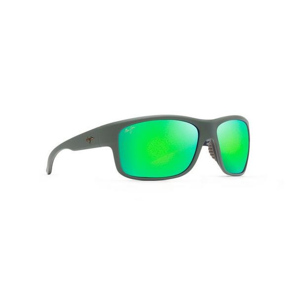 Men's Maui Jim Southern Cross Polarized Sunglasses Soft Matte Khaki/Brown/Black/Maui Green | Scheels Sports