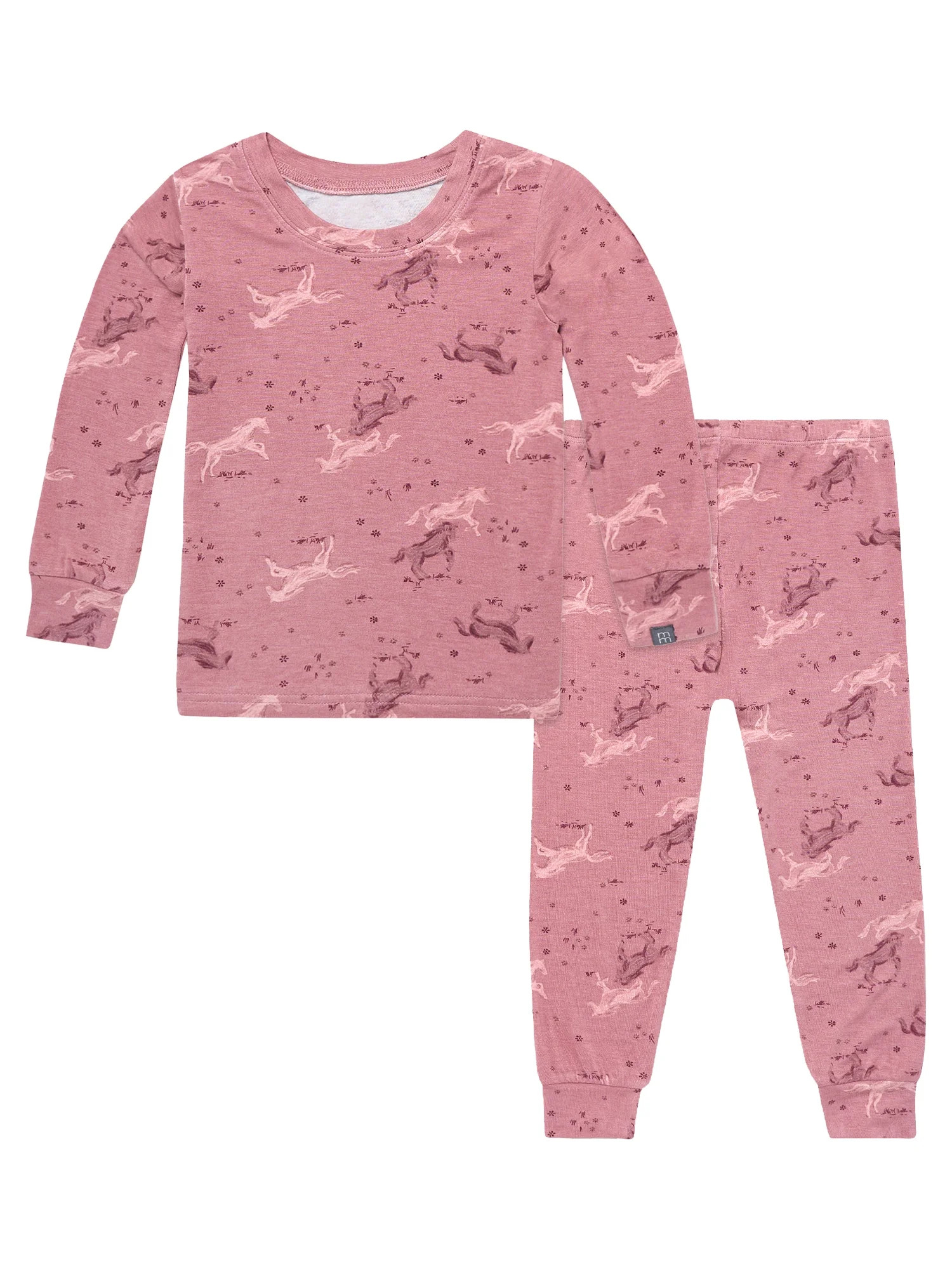 Modern Moments by Gerber Toddler Neutral Super Soft Pajama Set, 2-Piece, Sizes 12 Months-5T - Wal... | Walmart (US)