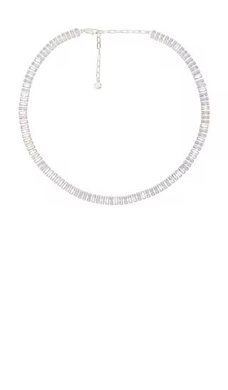 Baguette Tennis Necklace in Crystal | Revolve Clothing (Global)