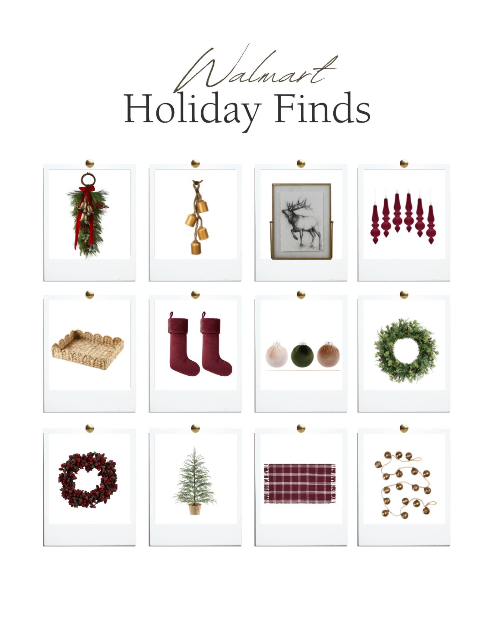 Walmart Holiday Home Decor! Perfect for a modern yet traditional & homey style to your home this holiday season! So many great find to choose from! 

#LTKHoliday #LTKSeasonal #LTKHome