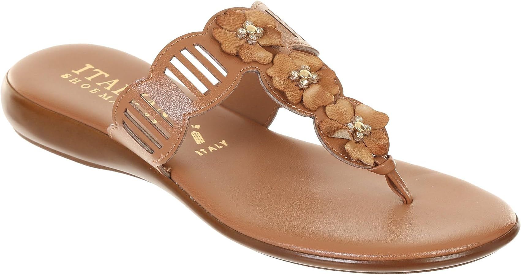 ITALIAN Shoemakers Womens Leafy Sandals 39 (US 8) | Amazon (US)