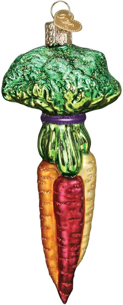 Old World Christmas Rainbow Carrots Glass Blown Ornaments for Christmas Tree | Amazon (US)