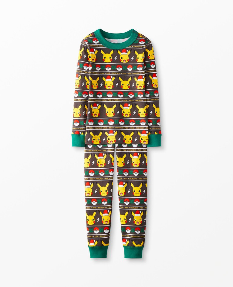 Pokémon Holiday Long John Pajama Set | Hanna Andersson