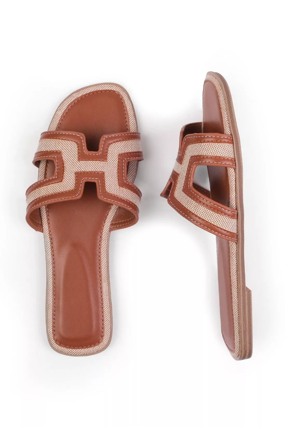 Sandals | 'Surge' Cut Out Strap Flat Sandals | Where's That From | Debenhams UK