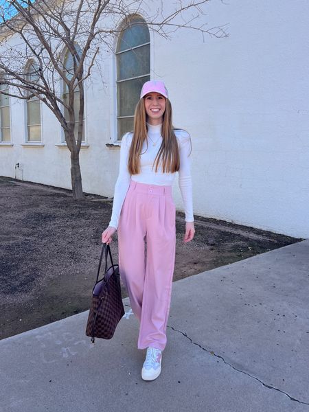 Spring 2024 outfit idea - 

Affordable outfit, pink outfit, coffee outfit 

#LTKfindsunder100 #LTKMostLoved #LTKfindsunder50