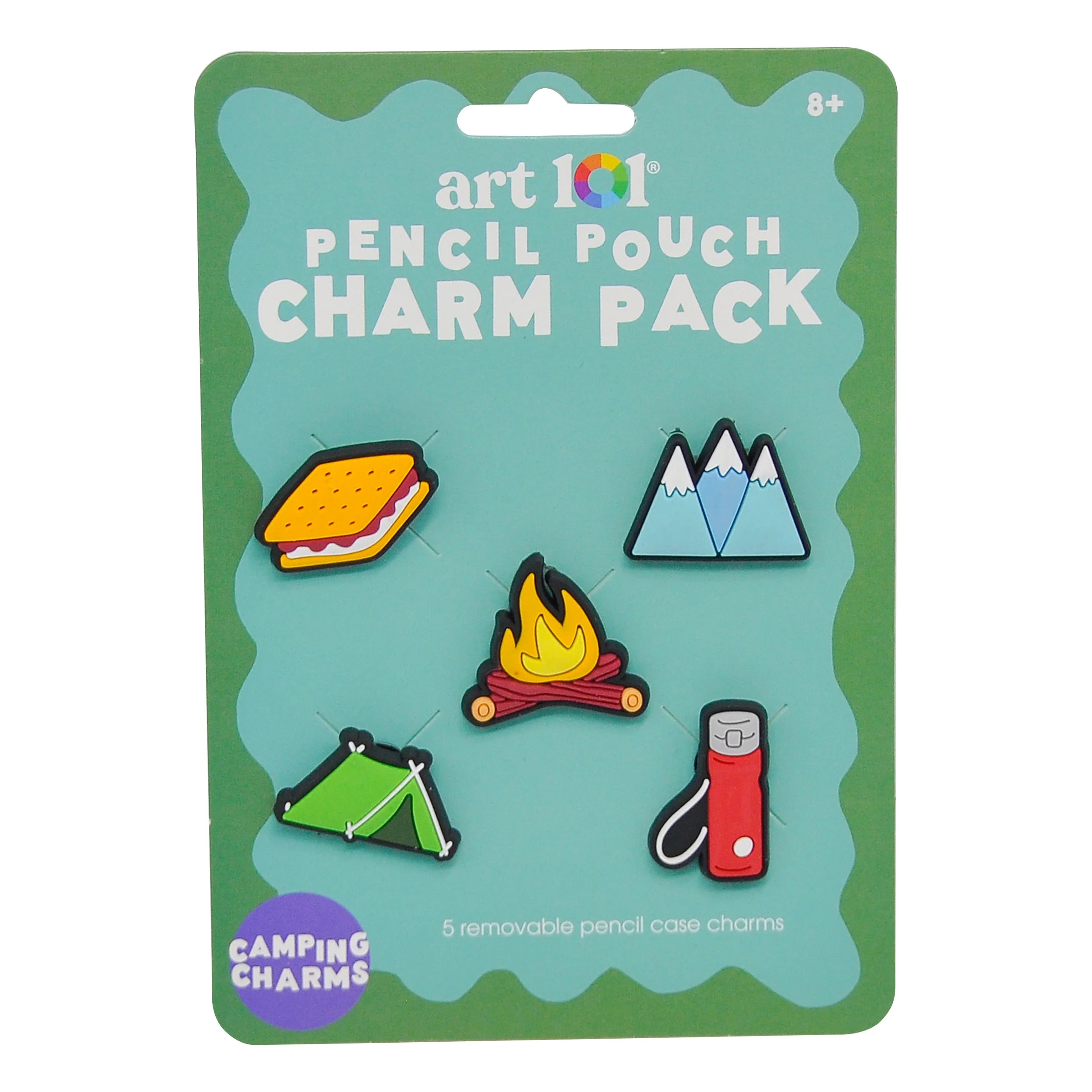 Art 101 Camping Silicone Charms-Pencil Case Accessory, Back to School, For Students, 5-Pack - Wal... | Walmart (US)