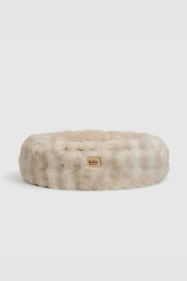 The Lola Bubble Pet Bed | Cappuccino | Lola Blankets