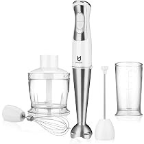 Immersion Hand Blender, Utalent 5-in-1 8-Speed Stick Blender with 500ml Food Grinder, BPA-Free, 6... | Amazon (US)