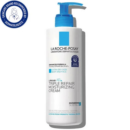 La Roche-Posay Lipikar AP+Max Triple Repair Moisturizing Cream, 13.52 fl oz | Walmart (US)
