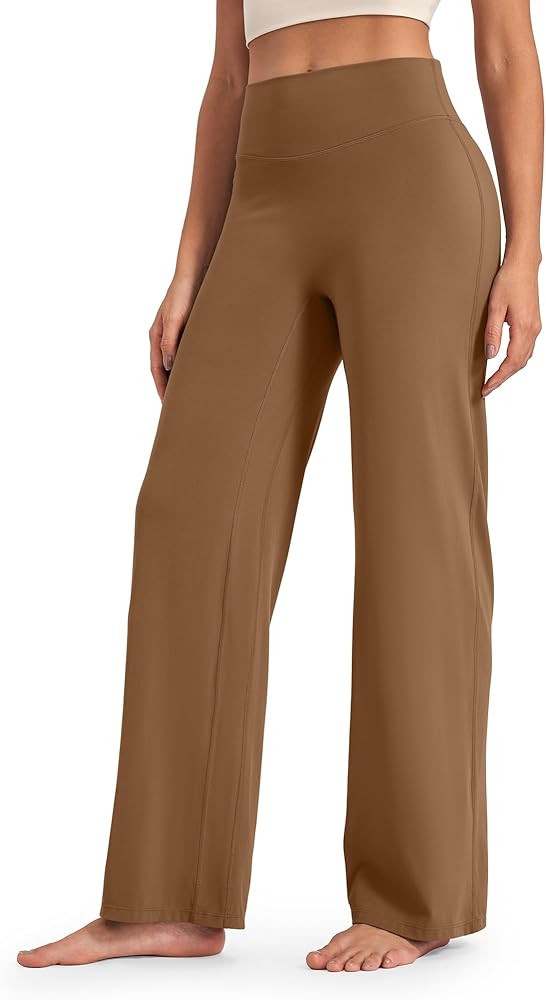 G4Free Barefeel Wide Leg Pants for Women High Waisted Loose Casual Dress Work Yoga Pants 29"/31"/... | Amazon (US)
