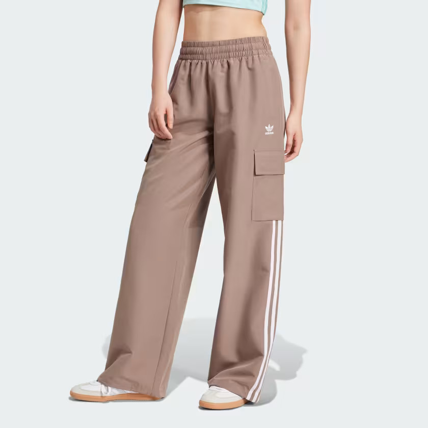 adidas Adicolor 3-Stripes Cargo Pants - Brown | Free Shipping with adiClub | adidas US | adidas (US)