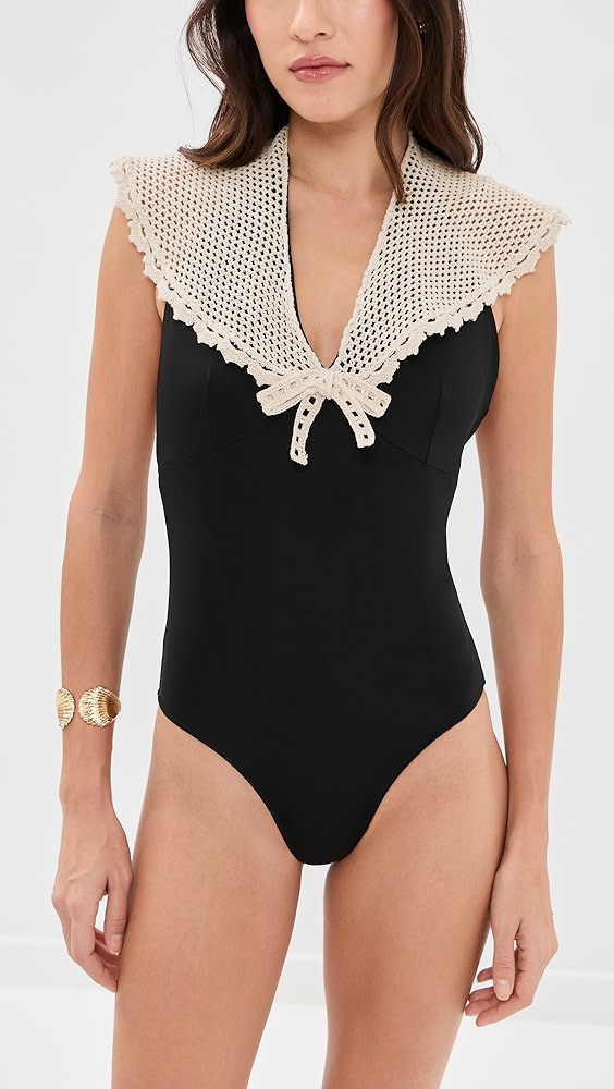Kendall Crochet Sailor One Piece | Shopbop