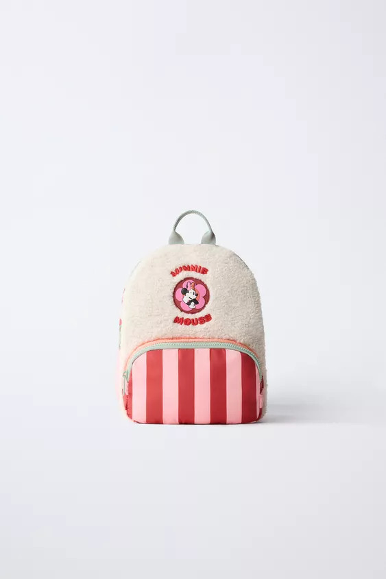 MINNIE MOUSE © DISNEY FAUX SHEARLING BACKPACK | Zara UK