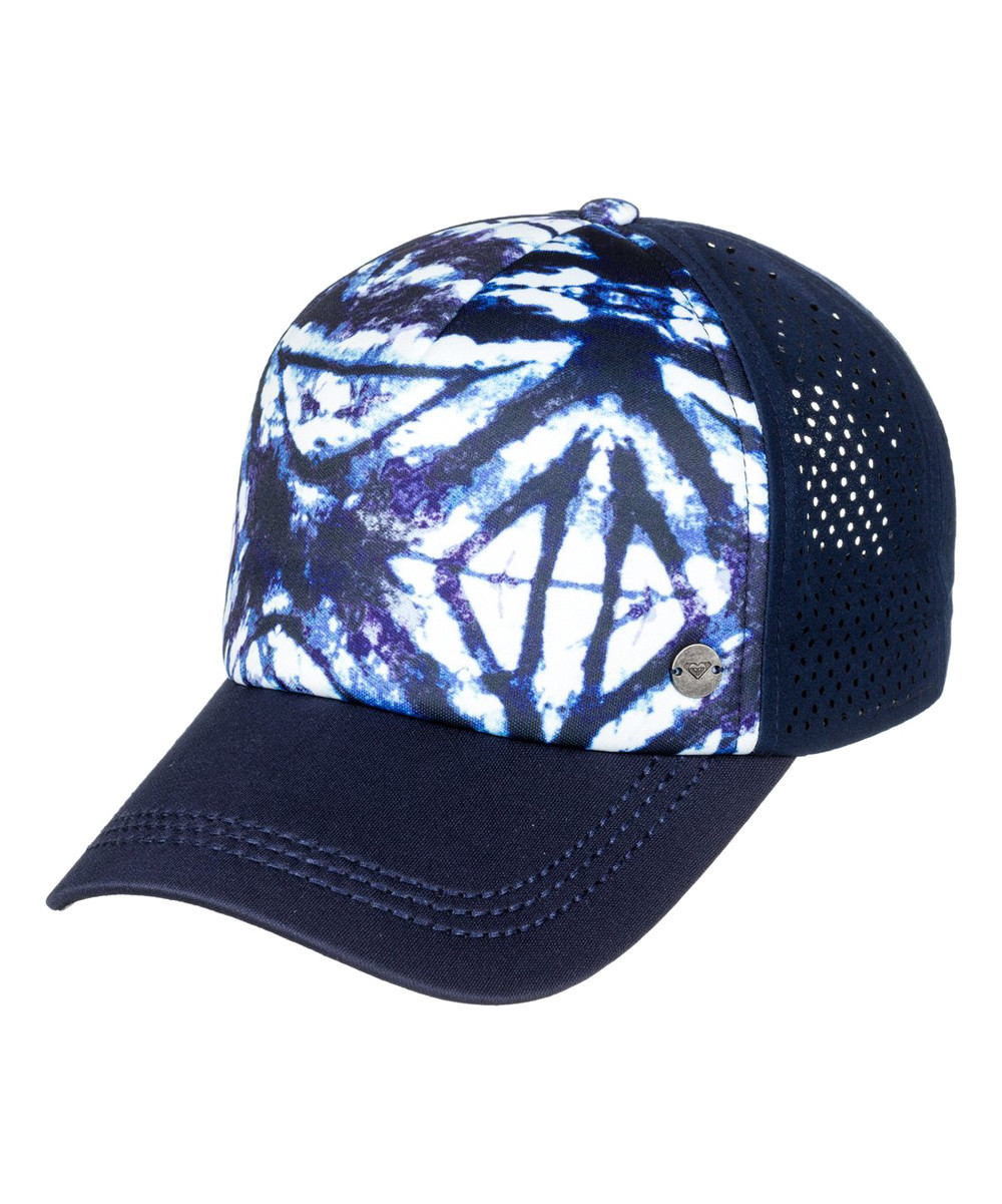 Roxy Women's Baseball Caps Dress - Dress Blues Geometric Waves Machines Trucker Hat | Zulily