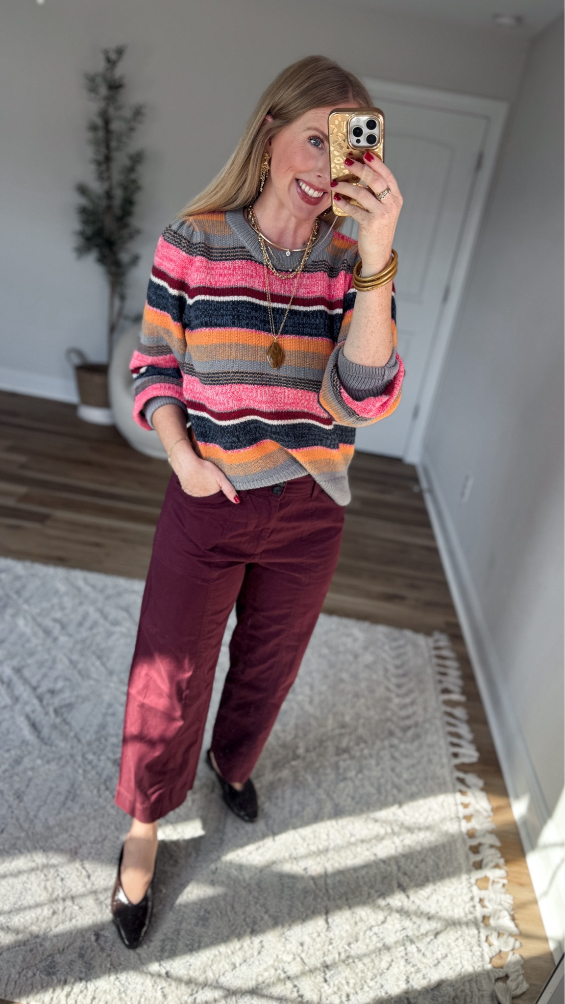 Weekend Walmart Wins try-on
Striped sweater- small
Cropped utility pants- 6

#LTKootd