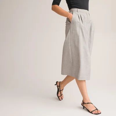 Straight Midi Skirt | La Redoute (UK)