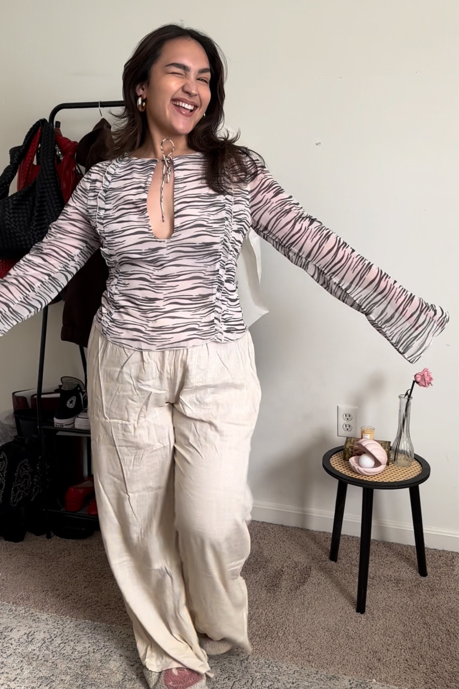 linen trousers outfit is my fav 

#LTKstyletip #LTKfindsunder100 #LTKSeasonal