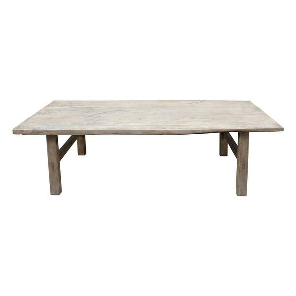 Small Vintage Coffee Table, about 3-5 Feet Long, Weathered Natural Wood Finish (size and color va... | Bed Bath & Beyond