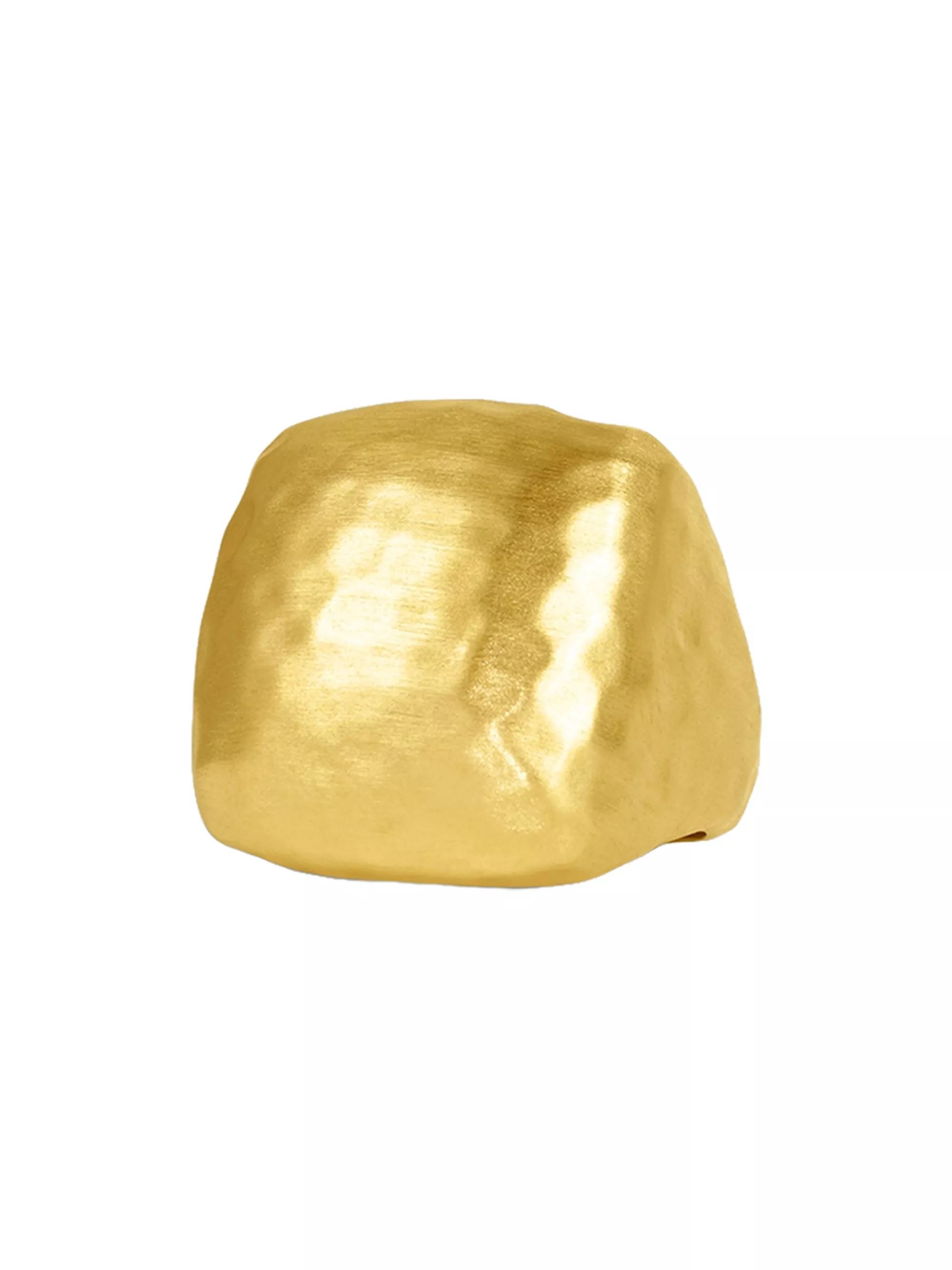 Nomad Brushed 22K Gold-Plated Square Ring | Saks Fifth Avenue
