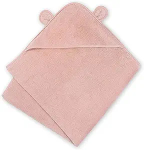 Natemia Organic Hooded Baby Bath Towel - Ultra Soft Cloud Touch Cotton - Absorbent Hooded Bath To... | Amazon (US)