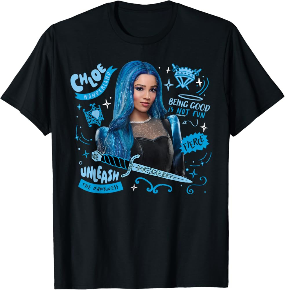 Disney Descendants: Wicked Wonderland Chloe Charming Fierce T-Shirt | Amazon (US)