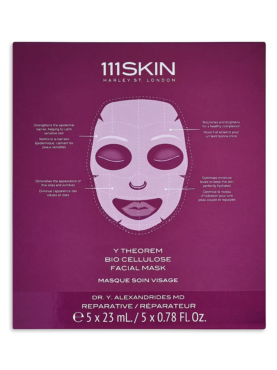 Women's Y Theorem Bio Cellulose 5-Piece Facial Mask Set | Saks Fifth Avenue