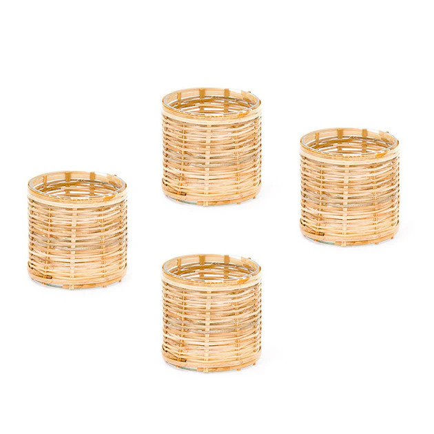 Wicker Hurricane Extra Small - Set of 4 | Cailini Coastal