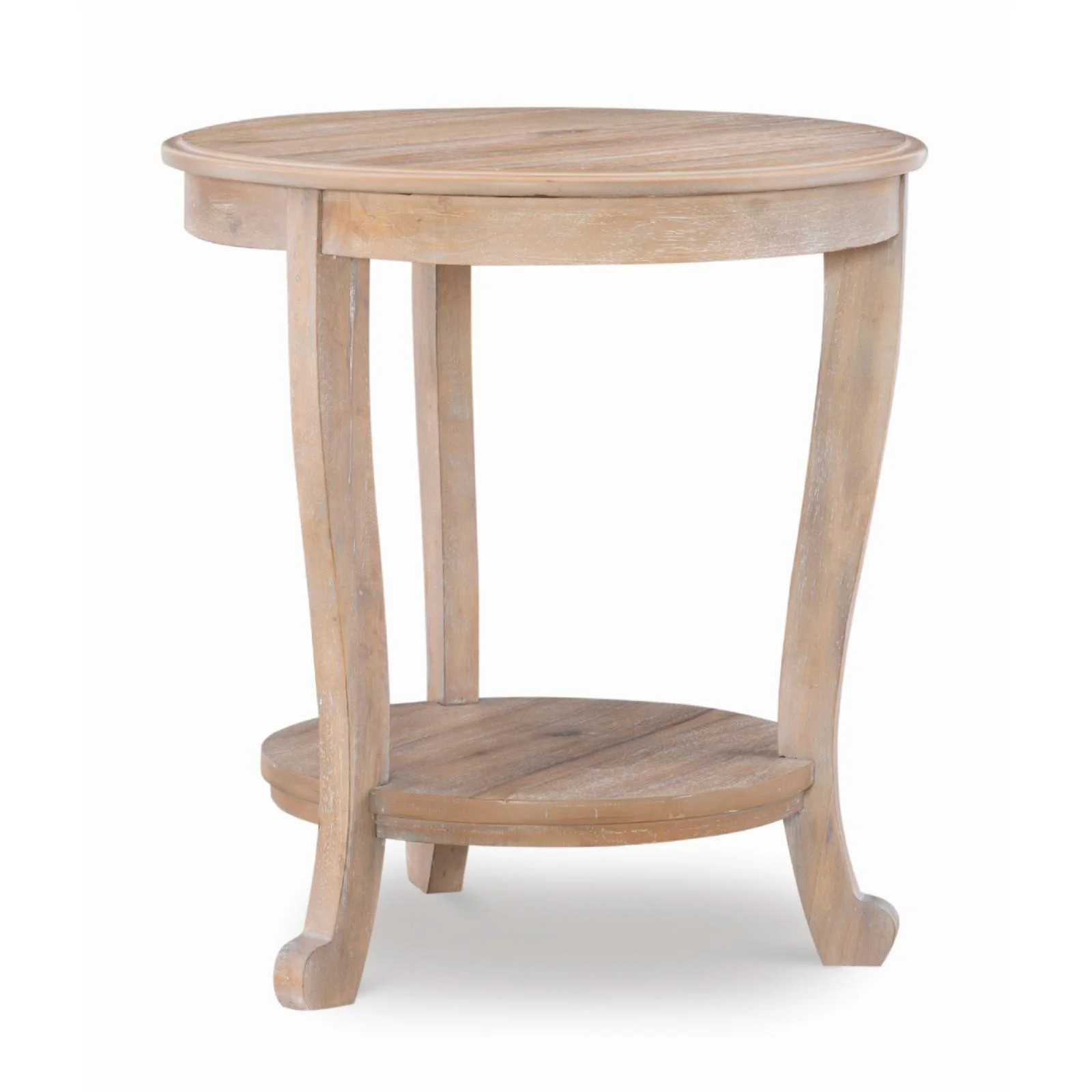 Powell Aubert Round Side Table - Hazelnut Brown - Walmart.com | Walmart (US)