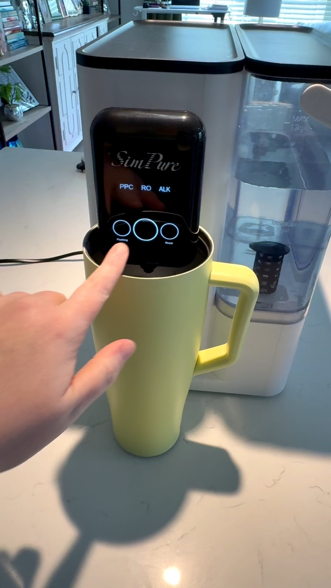 One of the best purchases I’ve made for my health and home! The SimPure Y9A water purifier is compact, easy to set up (no plumbing required), and filters up to 300 gallons per day with its 6-stage purification system. It removes 99.9% of bacteria, viruses, heavy metals, and contaminants while adding back essential minerals like calcium, magnesium, and potassium for crisp, clean, great-tasting water.

✅ Fits Stanley & BruMate 40 oz cups
✅ Affordable, long-lasting filters
✅ Saves money on bottled water
✅ Sleek countertop design

If you want pure, mineralized water at your fingertips every day, this is it! #reverseosmosis #waterfilter #wellness

#LTKHome #LTKActive #LTKFamily