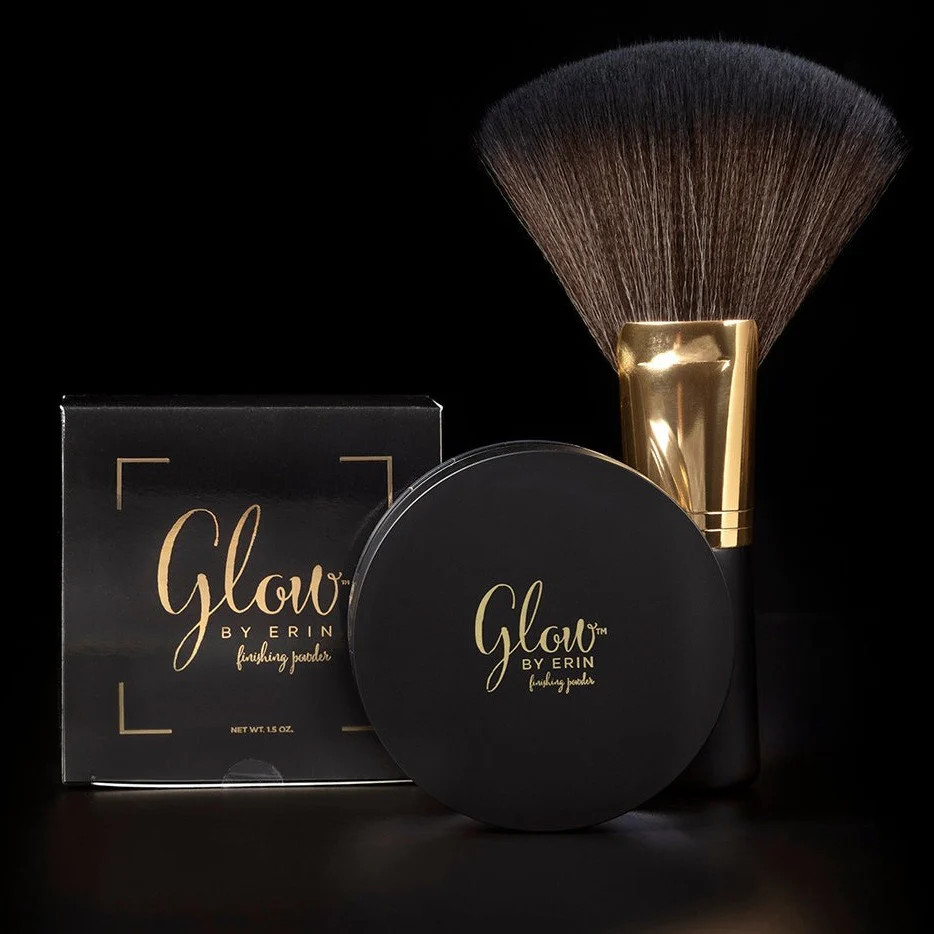 Glow By Erin Powder Jar - 1.5 oz. (Powder & Brush Combo/Save $5) | Glow By Erin
