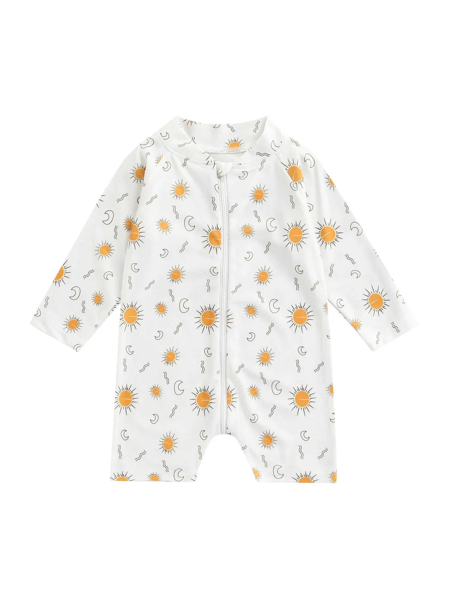 TheFound Toddler Baby Boys Girls Zipper Rash Guard Swimsuit UPF 50+ One Piece Beach Swimwear Bath... | Walmart (US)