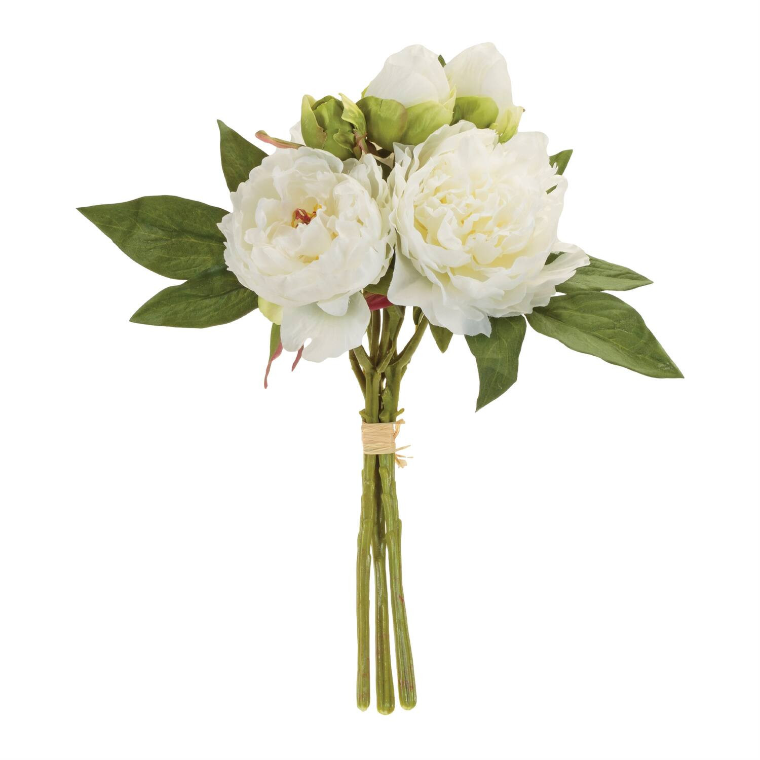 BreeBe - Peony Floral Bundle (Set of 2) - White, Green | Best Buy U.S.